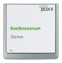 Dörrskylt ClickSign 149x148,5 mm, grafitgrå