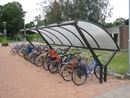Cykelgarage Vingen 20 platser, lackerat 8530x2360 mm