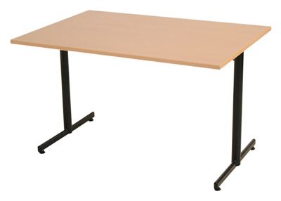 Lunchbord Tibro 1800x800 mm, svart/bok