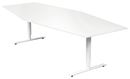 Konferensbord Grande, 5600x1200 mm, vit/vit