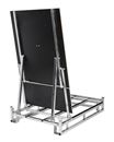 Stålpall Lakka med stöd, LxB 1200x800 mm