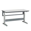 Höj och sänkbart Arbetsbord Vala, LxB 1600x600 mm, grå laminat