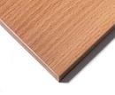 Skrivbordsskiva 3-pelare, höger, LxB 1800x2000 mm, bok