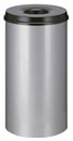 Brandsäker Soptunna, 50 l, H 625 mm, silver