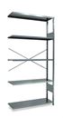 Lagerhylla  Galvaniserad, utbyggnad, BxDxH 1255x400x2500, öppen