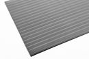 Arbetsplatsmatta Senso Ribb, B 610 mm, grå, hel rulle 18,3 m