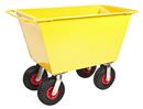 Avfallsvagn, luftgummihjul, 300 L