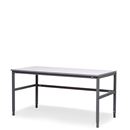 Arbetsbord Embla, LxB 1600x800 mm, max 300 kg, grå laminat