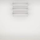 Hyllsystem ELFA vägghylla, låg grund, plåt, BxHxD 940x988x325 mm