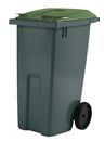 Soptunna PWS 190-liter, grå/grön