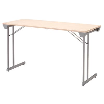Konferensbord Basic, byggbart, 1250x500 mm, björk/krom