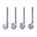 Hjulsats till Arbetsbord Embla