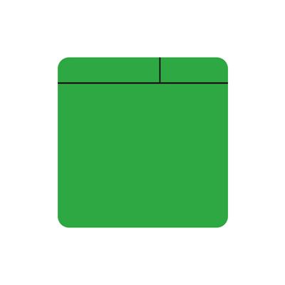 Post-it magnetisk, grön, 10-pack