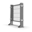 Komplett stolpe till maskinskydd Smart Fix, höjd 2200, svart