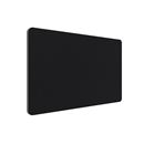 Edge  bordsskärm 800x700 mm, frontmonterad, svart, grå