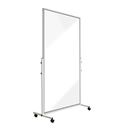 Skärmvägg på hjul, plexi