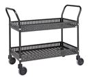 Bordsvagn med sarg, LxBxH 950x540x940 mm, antracitgrå, max 250 kg