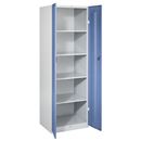 Plåtskåp Universal, blå, BxDxH 600x500x1800 mm