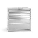 Verktygshurts Lista, 7 lådor, BxDxH 1023x725x1000 mm, grå