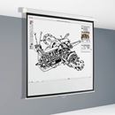 Projektorduk, bildyta BxH 1970x1470 vit
