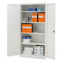 Plåtskåp Searle med elkodlås, med elkodlås, 1980x1000x440 mm, vit