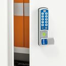 Plåtskåp Searle med elkodlås, med elkodlås, 1980x1000x440 mm, vit