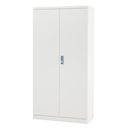 Plåtskåp Searle med elkodlås, med elkodlås, 1980x1000x440 mm, vit