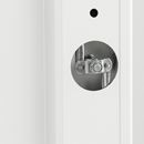 Plåtskåp Searle med elkodlås, med elkodlås, 1980x1000x440 mm, vit