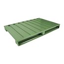 Stålpall Afsan, LxB 1200x800 mm, max 2000 kg, grön