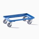 Backvagn Fryda, blå, länkhjul gummi non-marking, vid köp av 5 till 19 st