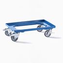 Backvagn Fryda, blå, länkhjul gummi non-marking varav 2 med broms, vid köp av 5 till 19 st