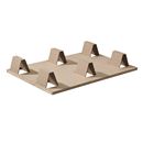 Lastpall HDF, LxB 800x600 mm, max 400 kg, 10 st/fp, 5 fp eller fler