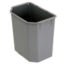 Sorteringskärl till källsorteringskärl Gilen, 9 L, grå