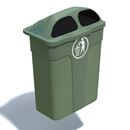 Papperskorg Kattfot, BxDxH 550x330x740