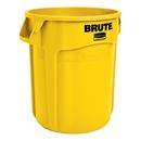 Plasttunna Rubbermaid Brute, 166 L, gul