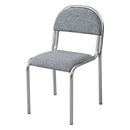 Konferensstol Lonett, grå/krom
