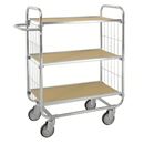 Hyllvagn Ven, ESD, LxBxH 1195x470x1120 mm, 3 hyllplan