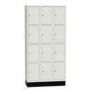 Elevskåp Sonesson Flex, 12 dörrar i 3 skåp, BxDxH 900x400x1900 mm, vit