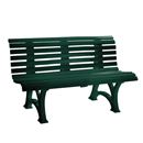 Parkbänk Ropi 13, HxB 800x1500 mm, grön