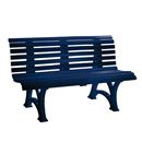 Parkbänk Ropi 13, HxB 800x1500 mm, blå