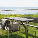 Picknickbord Rasta, LxBxH 1500x1850x780 mm, grå/galvaniserad
