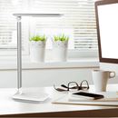 Skrivbordslampa LED Jack, dimbar, vit/silver