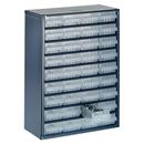 Sortimentskåp i plåt, 36 lådor, djup 150 mm
