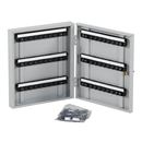 Nyckelskåp Vega, 60 krokar, BxDxH 350x70x400 mm, grå