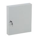 Nyckelskåp Vega, 60 krokar, BxDxH 350x70x400 mm, grå