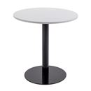 Cafébord Lyon Ø700 mm, vitt med svart stativ