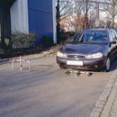 Parkeringsbom Otra, vikbar, lika låsning