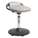 Ståstödstol Ofelia, med rund fot, H 490-680 mm, ljusgrå