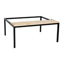 Bänkstativ till Klädskåp Fydor, B 800 mm, svart/furu