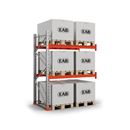 Pallställ Space utbyggnadssektion